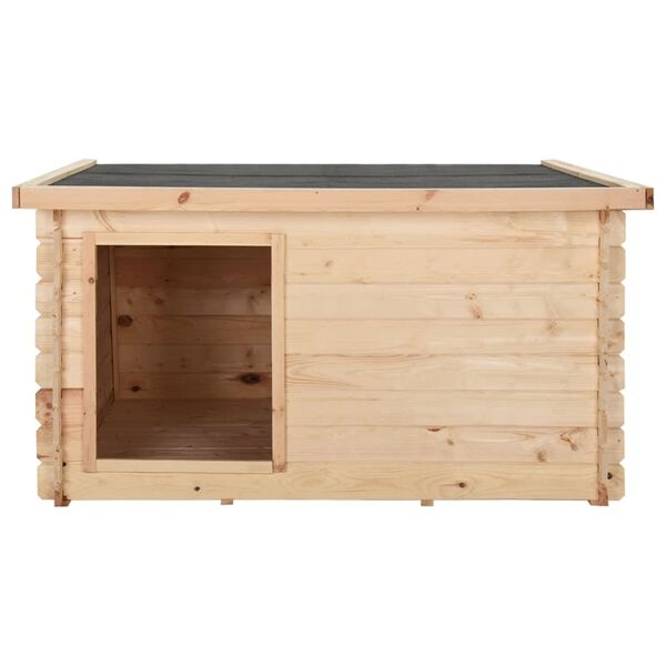 vidaXL Niche pour chiens 150x150x82,6 cm Bois de pin massif 14 mm
