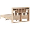 vidaXL Lit bibliothèque sans matelas 140x190 cm bois de pin massif
