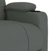 vidaXL Fauteuil de massage Gris fonc&eacute; Tissu