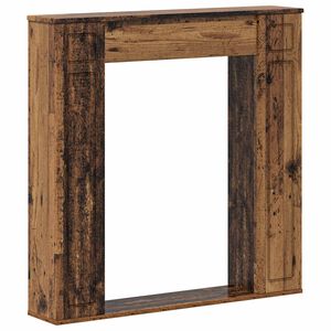 vidaXL Cadre de chemin&eacute;e Bois ancien 100 x 20 x 100 cm
