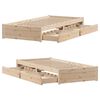 vidaXL Cadre de lit sans matelas 90x190 cm bois de pin massif