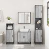 vidaXL Armoire de lavabo de salle de bain sonoma gris 65x33x60 cm