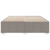 vidaXL Cadre de lit sans matelas taupe 180x200 cm tissu