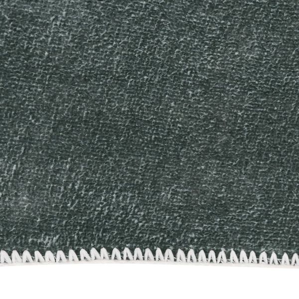 vidaXL Tapis lavable pliable Gris 120x170 cm Polyester