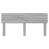 vidaXL T&ecirc;te de lit Gris Sonoma 200 cm Bois d'ing&eacute;nierie