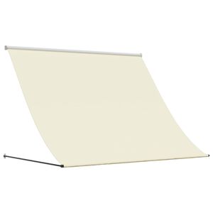 vidaXL Auvent r&eacute;tractable cr&egrave;me 200x150 m tissu et acier
