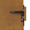 vidaXL Portail de jardin 85x200 cm acier corten