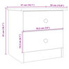vidaXL Table de chevet ALTA 41x35x41 cm bois de pin massif
