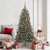 vidaXL Sapin de Noël artificiel avec 300 LED Vert 99 x 99 x 180 cm