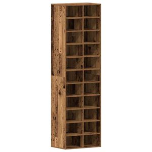 vidaXL Armoire &agrave; chaussures vieux bois 54x34x183 cm bois ing&eacute;nierie