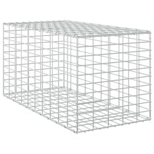 vidaXL Gabion avec fil de 5 mm et maille de 5x10 cm 50x100x50 cm
