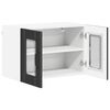 vidaXL Armoire de cuisine 2 pcs Noir 60 x 31 x 40 cm Bois d'ing&eacute;nierie