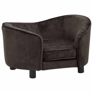 vidaXL Canap&eacute; pour chien Marron 69x49x40 cm Peluche