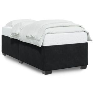 vidaXL Cadre de lit sans matelas noir 80x200 cm velours