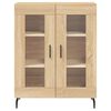 vidaXL Buffet haut Ch&ecirc;ne sonoma 69,5x34x180 cm Bois d'ing&eacute;nierie