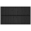 vidaXL Tête de lit murale Noir 185x3x110 cm Bois massif de pin