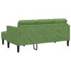 vidaXL Ensemble de Canapés Vert clair 173 x 131 x 67 cm Velours