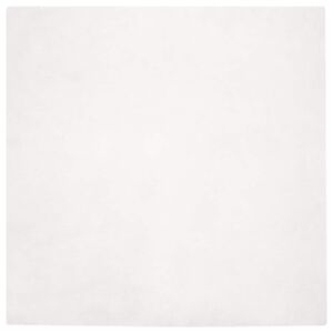 vidaXL Tapis en Fourrure Synthétique de Lapin Olite Blanc 200 x 200 cm
