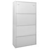 vidaXL Armoire à bureau porte coulissante Gris clair 90x40x180cm Acier