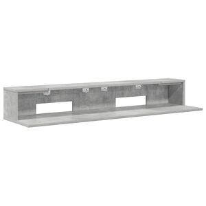 vidaXL Bureau de studio Gris b&eacute;ton 152 x 36 x 19,5 cm