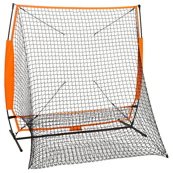 vidaXL Filet d'entraînement baseball multisport Noir 174x76x158,5 cm