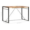 vidaXL Table de bar 180x90x110 cm Bois solide