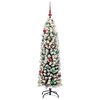 vidaXL Sapin de No&euml;l artificiel Vert 150 cm PVC et acier et plastique
