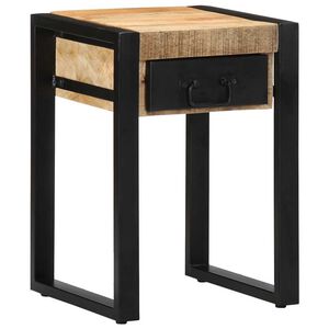 vidaXL Table d'appoint 35x35x50 cm bois massif de manguier brut
