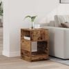 vidaXL Table d'appoint Bois ancien 30,5 x 30 x 45 cm Bois d'ing&eacute;nierie