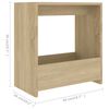vidaXL Table d'appoint chêne sonoma 50x26x50 cm bois d'ingénierie