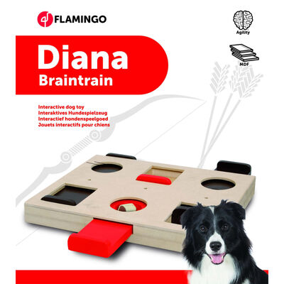 FLAMINGO Jouet d'entraînement cérébral Diana 26x29,5 cm Bois