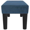 vidaXL Banc Bleu fonc&eacute; 70x30x30 cm Velours
