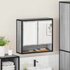 vidaXL Armoire à miroir de salle de bain sonoma gris bois d’ingénierie