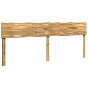 vidaXL T&ecirc;te de lit en bois brut ROSTOCK Blanc 180 cm
