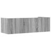 vidaXL &Eacute;tag&egrave;re murale sonoma gris 100x35x30,5 cm bois ing&eacute;nierie