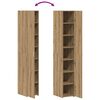 vidaXL Haut Armoire 2 pcs Ch&ecirc;ne artisanal 30 x 42,5 x 185 cm
