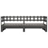 vidaXL Lit coulissant sans matelas gris 2x(80x200)cm