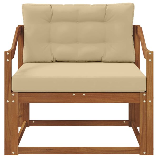 vidaXL Sofa de milieu ext&eacute;rieur Bois d'Acacia Massif Naturel