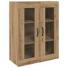 vidaXL Haut Armoire 2 pcs Ch&ecirc;ne artisanal Bois d'ing&eacute;nierie