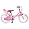 vidaXL V&eacute;lo pour Enfants 18 Pouces pour les 5-7 ans Rose clair