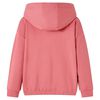 Sweat-shirt &agrave; capuche pour enfants rose ancien 128
