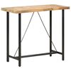 vidaXL Table de bar 120x58x107 cm Bois de manguier brut