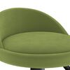 vidaXL Tabouret de bar Vert clair Velours