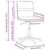 vidaXL Chaises à manger lot de 2 Gris clair Velours
