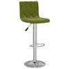 vidaXL Tabourets de bar lot de 2 vert clair velours