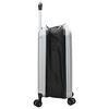 vidaXL Valise avec verrouillage Argent 34 x 23 x 55.5 cm Plastic ABS