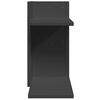 vidaXL Organisateur de bureau noir 42x21,5x42 cm bois d'ing&eacute;nierie