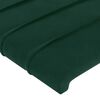 vidaXL Tête de lit Vert foncé 100x5x78/88 cm Velours