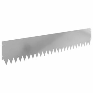 vidaXL Bordure de Pelouse 30 pcs 103 x 20 cm Acier Argent&eacute;