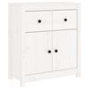 vidaXL Buffet blanc 70x35x80 cm bois massif de pin